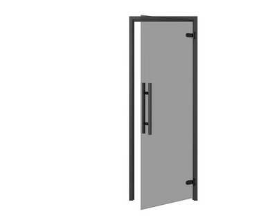 Двері для сауни, Premium Black,Осика 80x190 1974611216 фото