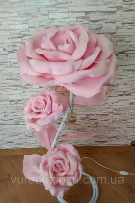 Торшер з ізолону "Троянда" рожевий 1833053531 фото