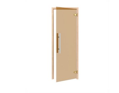 Двері для сауни, Premium, Bronze, Термоосика 70x190 1974611228 фото