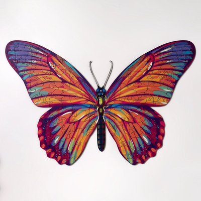 Деревянный пазл Moku Modern Butterfly S (24 x 15,5 см, 47 деталей) Butterfly S фото
