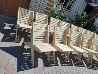 Шезлонг _крісло дерев'яні розкладні 1667510754 фото