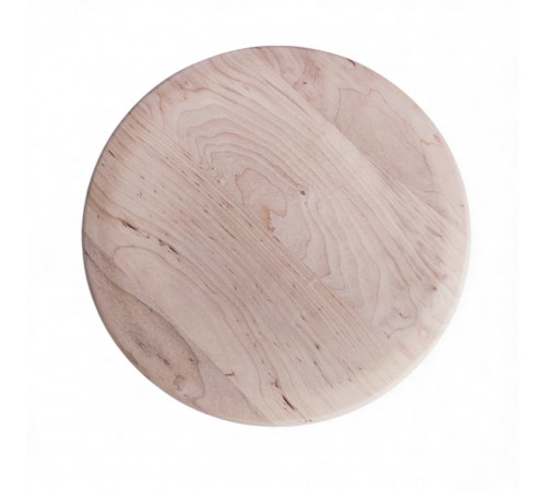 Високий барний стілець КОМФОРТ з дерева для барів, пабів, кафе, кухні Табурет круглий дерев'яний без спинки h75см Бежевий