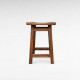 Дерев'яний напівбарний табурет ХВИЛЯ Стілець з дерева Табуретка для пабу, кафе, бару, кухні Висота 58см
