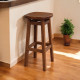 Дерев'яний барний стілець h75см Осака Табурет квадратний високий з натурального дерева