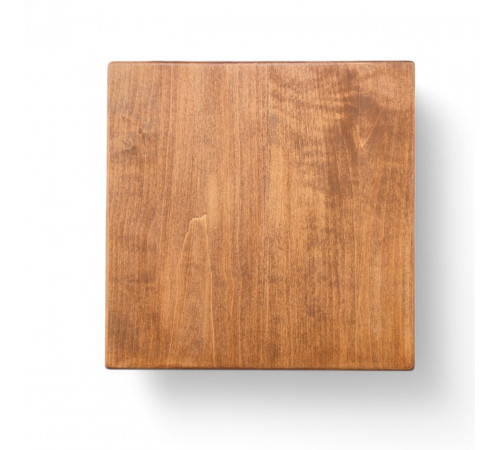 Високий дерев'яний табурет з квадратним сидінням для барної стійки Напівбарний стілець для кухні, бару, кафе Мілан