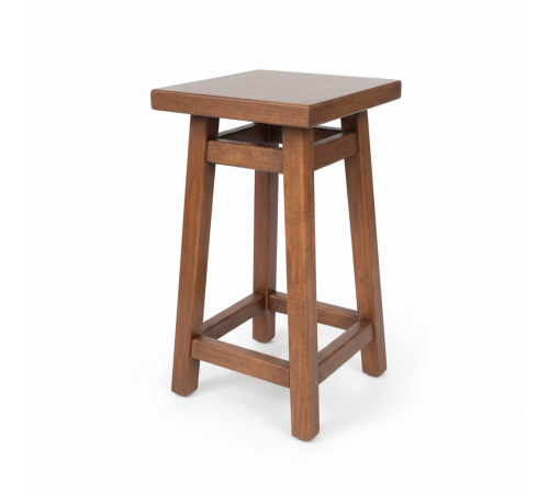 Кухонний дерев'яний табурет для кухні Стілець із натурального дерева Табуретка кухонна маленька Мілан
