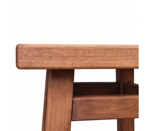 Кухонний дерев'яний табурет для кухні Стілець із натурального дерева Табуретка кухонна маленька Мілан