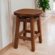 Дерев'яний кухонний табурет Осака Квадратний стілець без спинки з натурального дерева Висота 50см