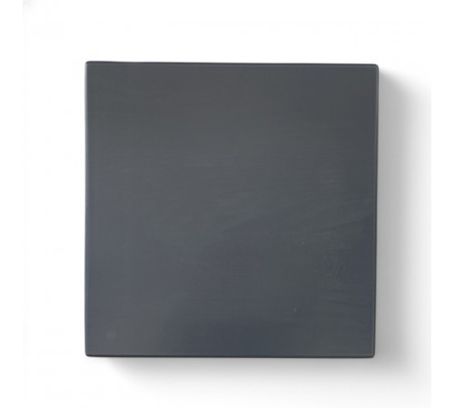 Високий дерев'яний табурет із квадратним сидінням для барної стійки Полубарний стілець для кухні, бару, кафе Мілан Сірий