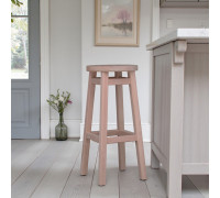 Високий барний стілець з дерева для барів, пабів, кафе, кухні Табурет круглий дерев'яний ПАБ Стандарт h75