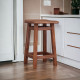 Дерев'яний барний стілець без спинки Табурет з натурального дерева для кухні ЛАУНДЖ Табуретка кухонна