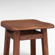 Дерев'яний барний стілець без спинки Табурет з натурального дерева для кухні ЛАУНДЖ Табуретка кухонна