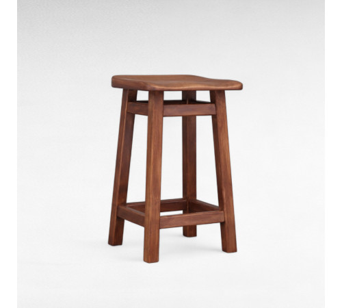 Дерев'яний барний стілець без спинки Табурет з натурального дерева для кухні ЛАУНДЖ Табуретка кухонна