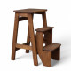 Стілець - драбина дерев'яна в ретро стилі для дому та кухні, фотостудії Сходи трансформер побутові розкладні