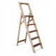 Драбина дерев'яна складана на 5 сходинок для дому, фотостудії Стрем'янка побутова розкладна