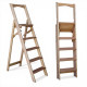 Драбина дерев'яна складана на 5 сходинок для дому, фотостудії Стрем'янка побутова розкладна