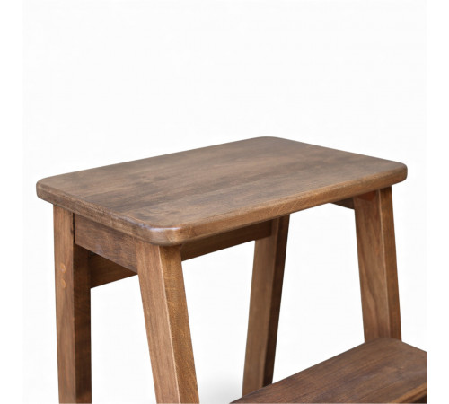 Drewniana składana drabina z 3 stopniami do domu, studia fotograficznego. Domowa składana drabina-transformator, Polysander