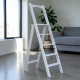 Дерев’яна розкладна драбина з поручнем Побутова висока стрем’янка для дому