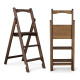 Drewniana składana drabina z 3 stopniami do domu, studia fotograficznego. Składana drabina transformatorowa do użytku domowego, Polysander.