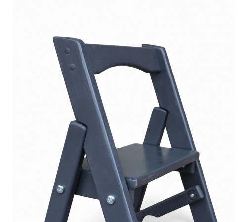 Drewniana składana drabina z 4 stopniami do domu, studia fotograficznego. Domowa składana drabina transformatorowa.