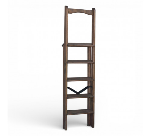 Drewniana składana drabina z poręczą Wysoka drabina domowa Polysander