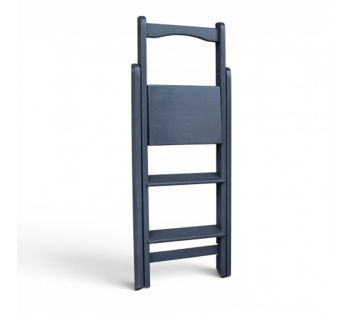 Драбина дерев'яна складана на 3 сходинки для дому, фотостудії Сходи трансформер побутові розкладні