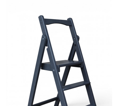 Драбина дерев'яна складана на 3 сходинки для дому, фотостудії Сходи трансформер побутові розкладні
