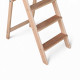 Драбина дерев'яна складана на 4 сходинки для дому, фотостудії Сходи трансформер побутові розкладні