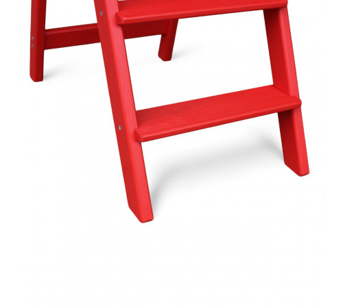 Drewniana składana drabina z 4 stopniami do domu, studia fotograficznego. Domowa składana drabina transformatorowa.