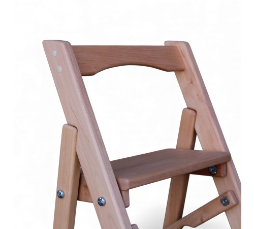 Драбина дерев'яна побутова на 3 сходинки для дому, фотостудії Сходи трансформер легкі складні розкладні