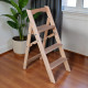 Драбина дерев'яна побутова на 3 сходинки для дому, фотостудії Сходи трансформер легкі складні розкладні