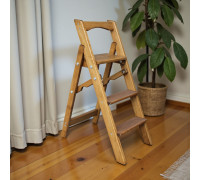 Лестница деревянная бытовая на 3 ступени для дома, фотостудии Лестница трансформер легкие складные раскладные