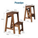Стілець - драбина дерев'яна побутова на 2 сходинки для дому, кухні, фотостудії Сходи трансформер побутові розкладні