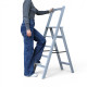 Дерев’яна розкладна драбина з поручнем Побутова висока стрем’янка для дому