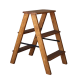 Drewniana drabina 3-stopniowa składana drabina domowa do domu, kuchni, studia fotograficznego składana w stylu zachodnim