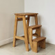 Стілець - драбина дерев'яна в ретро стилі для дому та кухні, фотостудії Сходи трансформер побутові розкладні