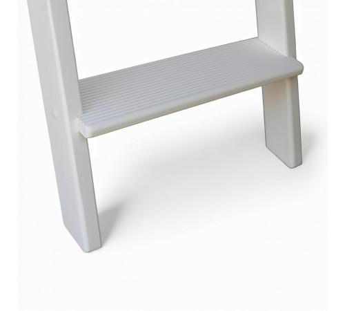 Drewniana składana drabina z 4 stopniami do domu, studia fotograficznego. Domowa składana drabina transformatorowa.