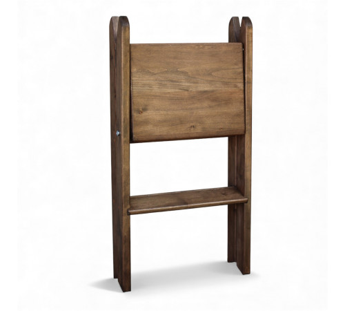 Zweistufige Holzleiter, klappbare Haushaltsleiter für Zuhause, Küche, Fotostudio, faltbare Leiter, Polysander