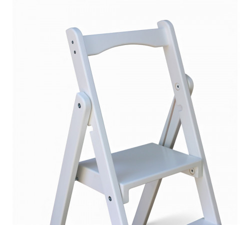 Драбина дерев'яна складана на 3 сходинки для дому, фотостудії Сходи трансформер побутові розкладні