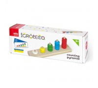 Educational toy pyramid counter for toddlers