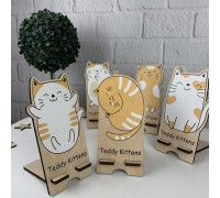 Дерев'яна підставка для смартфона з логотипом на замовлення, настільний тримач телефону в офіс, корпоративний подарунок Дерев'яна підставка для смартфона з логотипом на замовлення, настільний тримач телефону в офіс, корпоративний подарунок