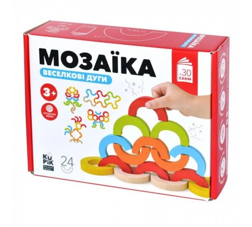 Деревянная игрушка Радужные дуги Деревянная игрушка Радужные дуги