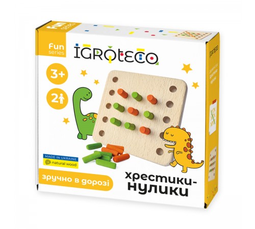 Деревянная игра Крестики - нолики