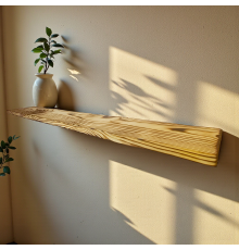 P&oacute;łka ścienna z ukrytym mocowaniem z drewna sosnowego w stylu "Rustykalnym" 800, 150