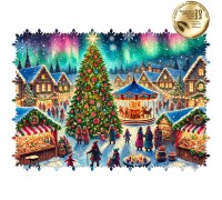 Wooden puzzle Christmas Market L