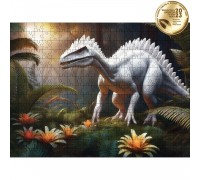 Класичний дерев'яний пазл Динозавр XXL