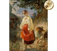 Classic wooden puzzle 