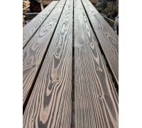 Terrassendiele, lackiertes Nadelholz, Farbe Orzech, 35*140*3000/6000
