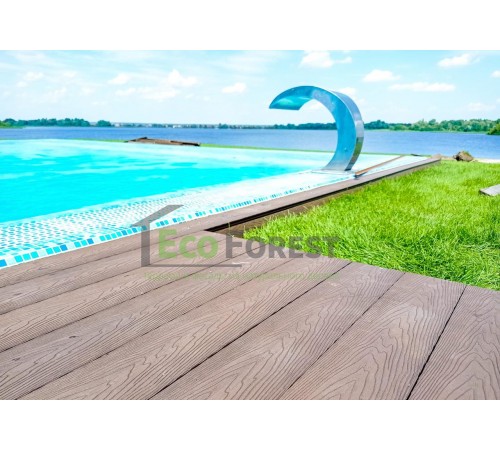 Композитная террасная доска Porch Real Teak 20*138*4000 Композитная террасная доска Porch Real Teak 20*138*4000