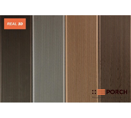 Композитная террасная доска Porch Real Teak 20*138*4000 Композитная террасная доска Porch Real Teak 20*138*4000